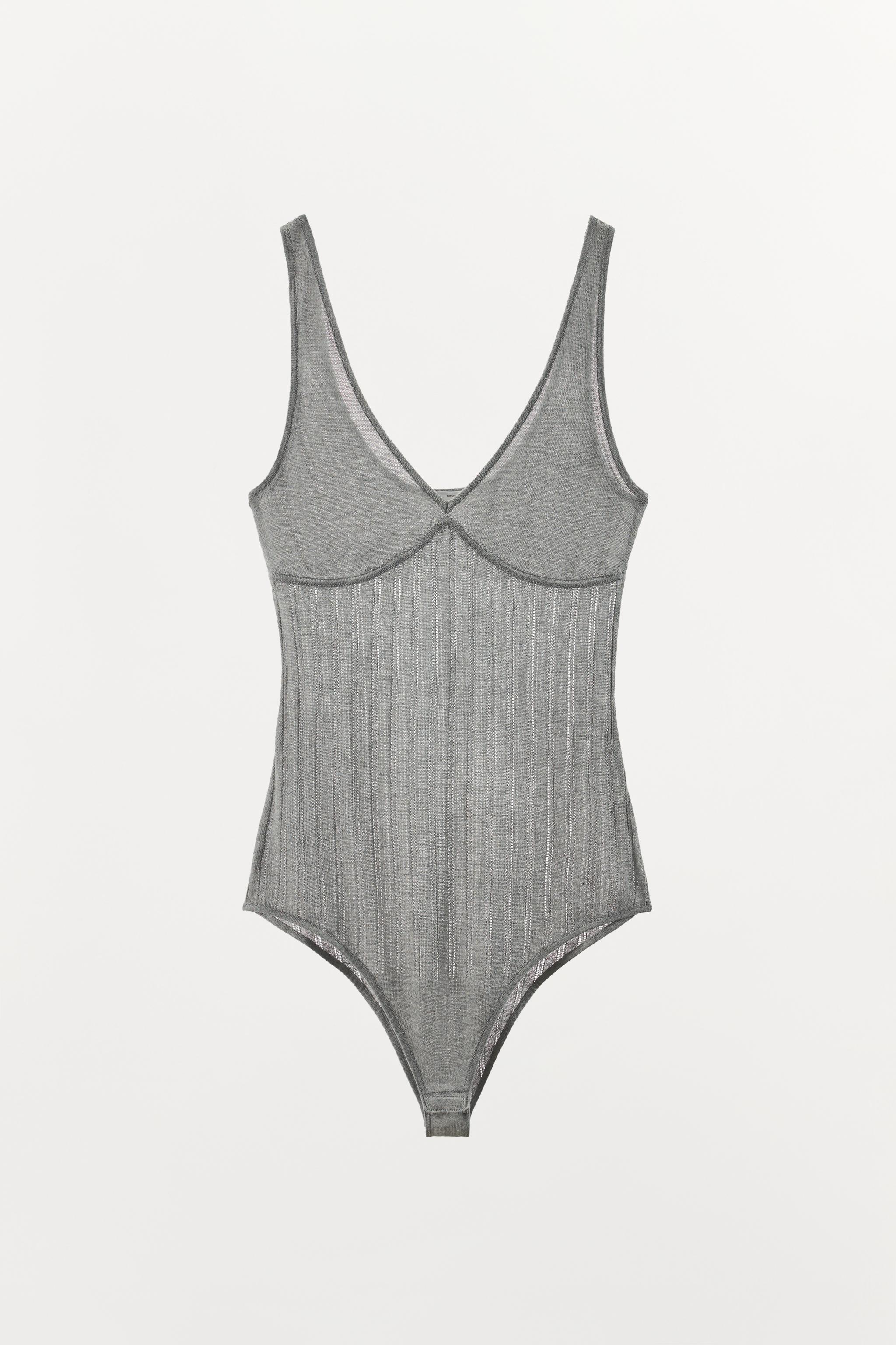 BODY EN MAILLE MÉLANGE VISCOSE